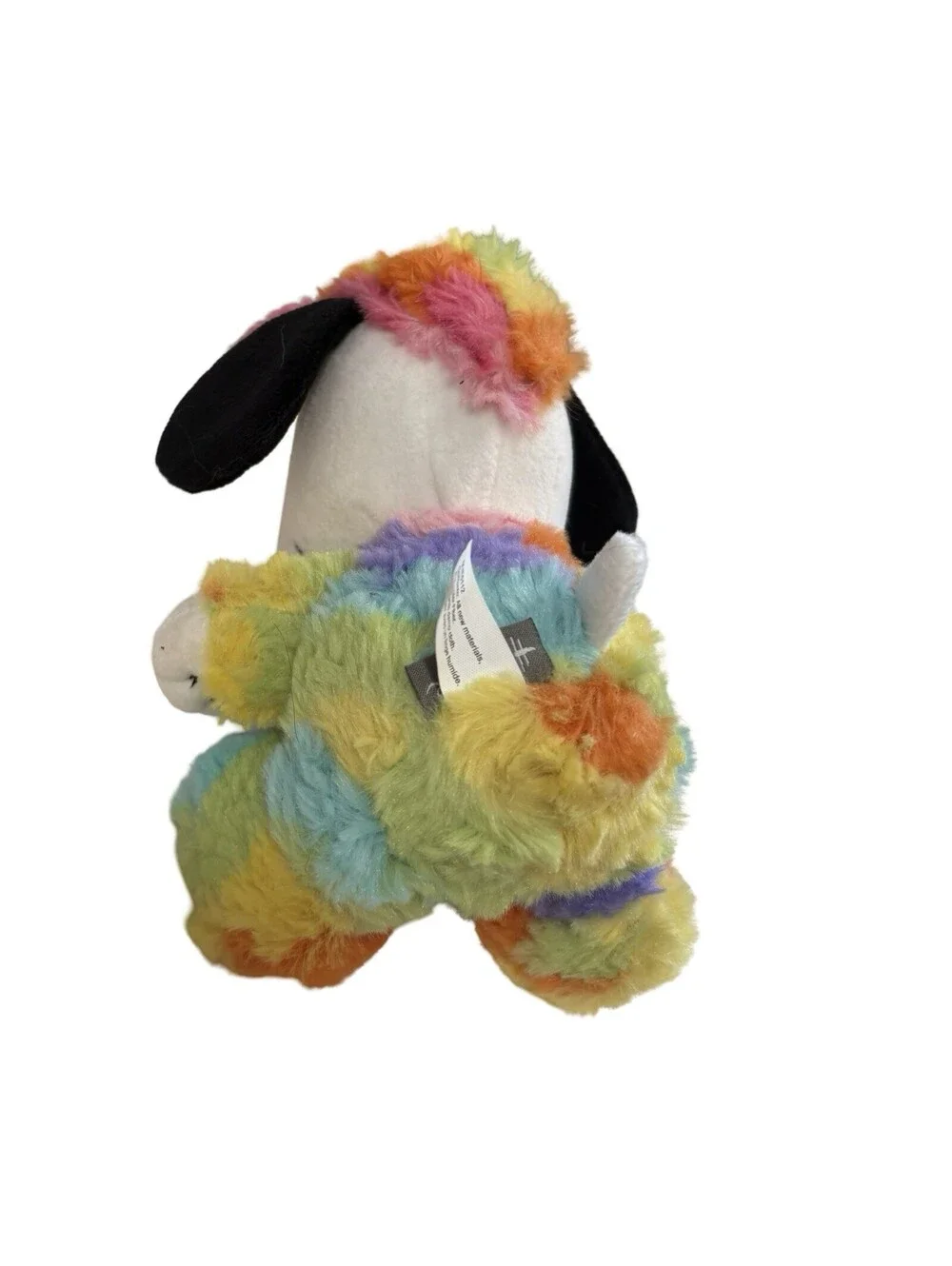 Hallmark Tie Dye Rainbow Easter Bunny Peanuts Snoopy Plush 8